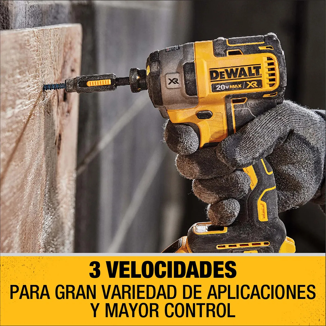 Taladro Percutor + Atornillador 20v + 2 Bat Dewalt Dck223... 7