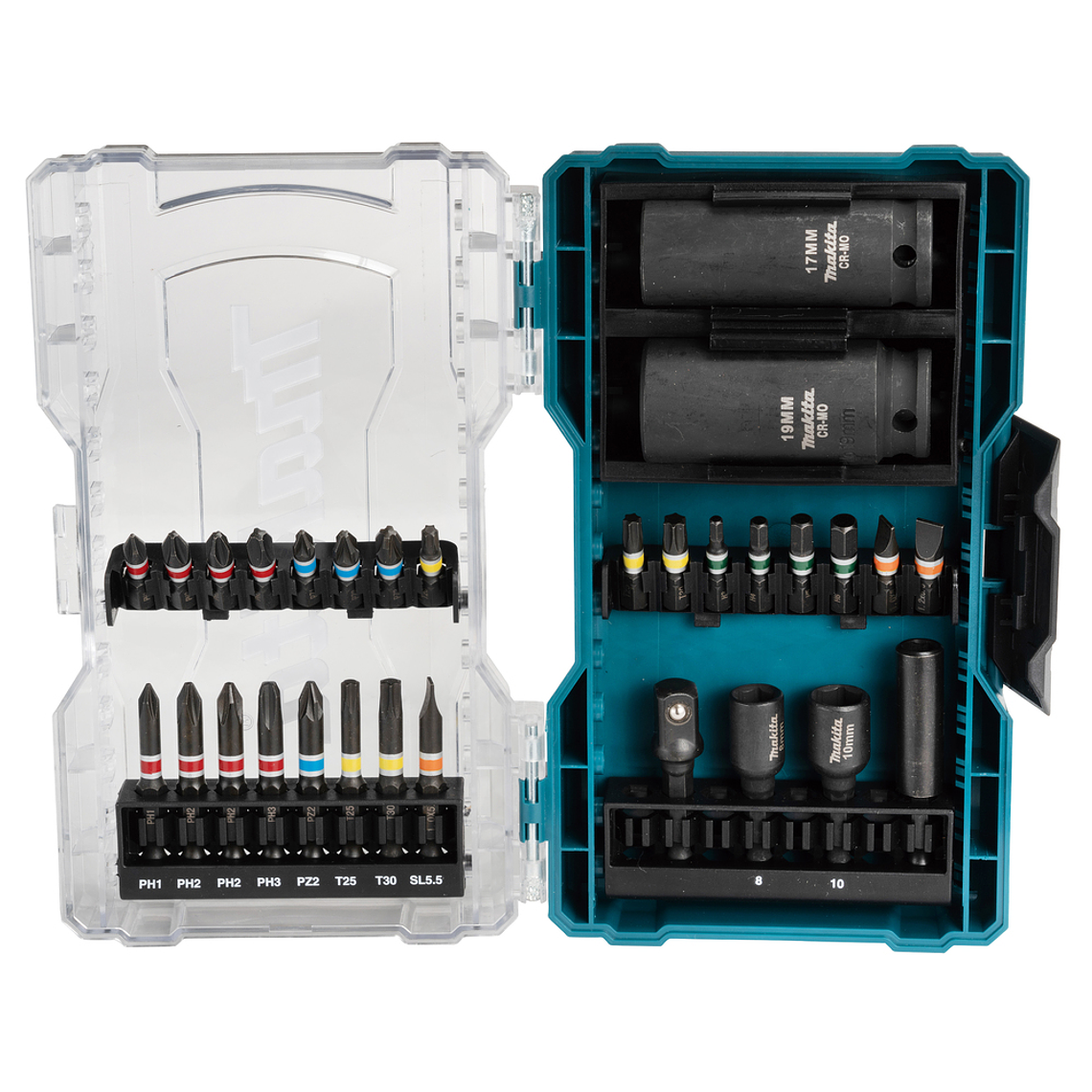 Set de puntas y vasos 30 pc E-07060 Makita 3
