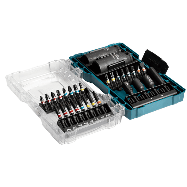Set de puntas y vasos 30 pc E-07060 Makita 4