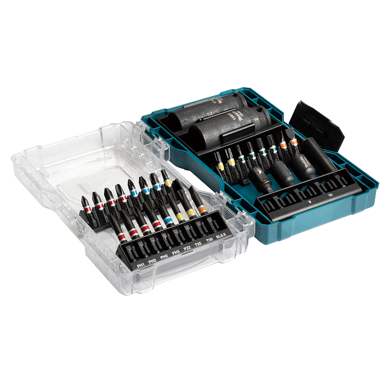 Set de puntas y vasos 30 pc E-07060 Makita 4