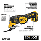 Multiherramienta Oscilante XR 20v Dewalt Dcs356m1 - Miniatura 4