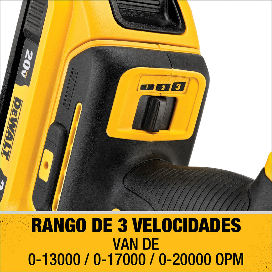 Multiherramienta Oscilante XR 20v Dewalt Dcs356m1 5