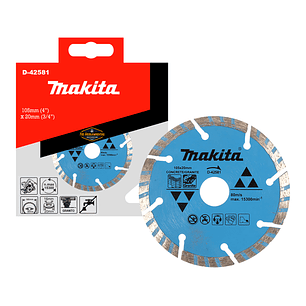 Disco Concreto Granito Turbo 105x20mm Makita D-42581