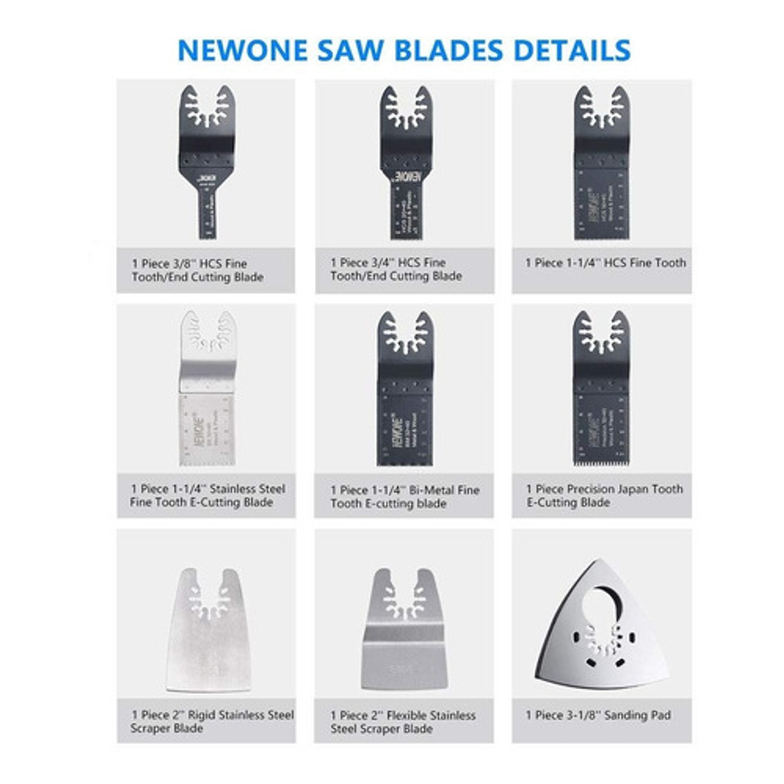 Kit 66 Piezas Para Multiherramienta Oscilante 3