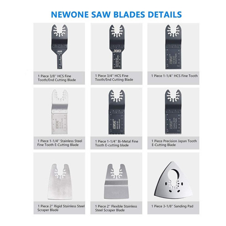 Kit 66 Piezas Para Multiherramienta Oscilante 3