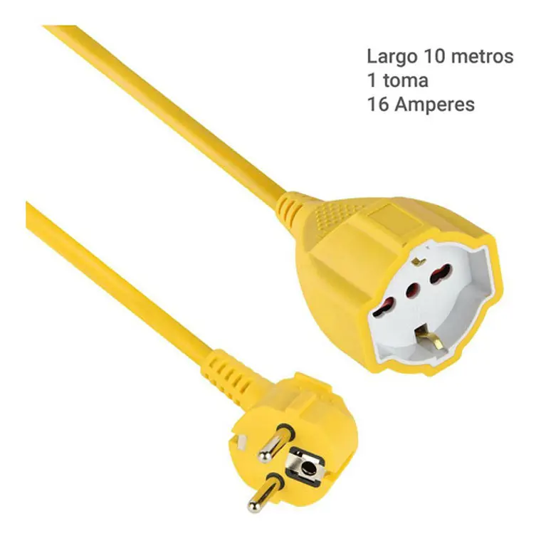 Alargador / Extension Pro 10m 16a Schuko Electraline 4