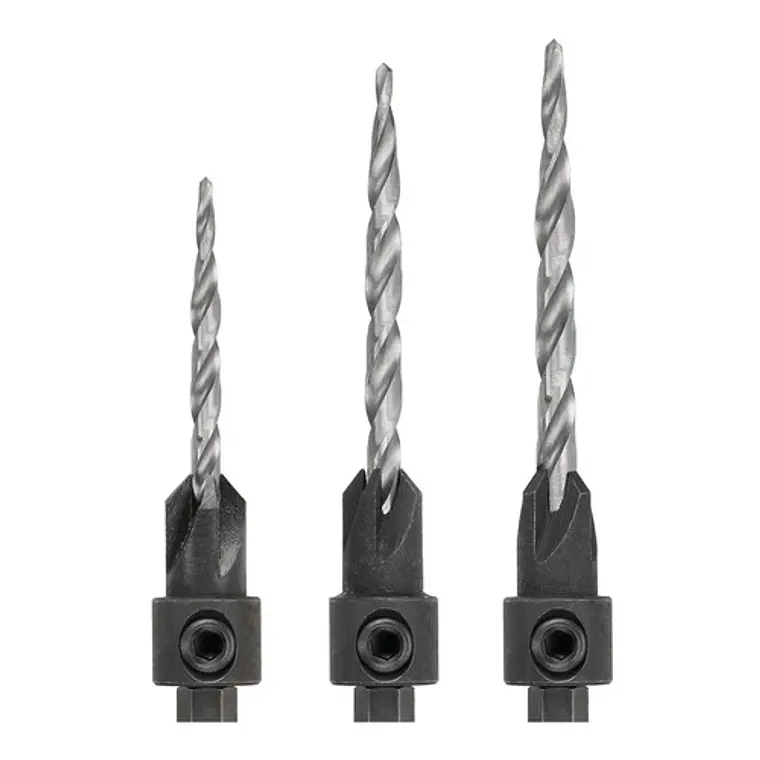 Set 3 Brocas Avellanadoras #6-#8-#10 Dewalt Dw2535 2