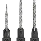 Set 3 Brocas Avellanadoras #6-#8-#10 Dewalt Dw2535 - Miniatura 2