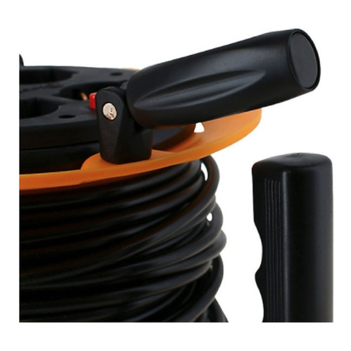 Alargador Carrete Eléctrico 4 Tomas 25m Schuko Electaline 5