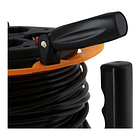 Alargador Carrete Eléctrico 4 Tomas 25m Schuko Electaline 5