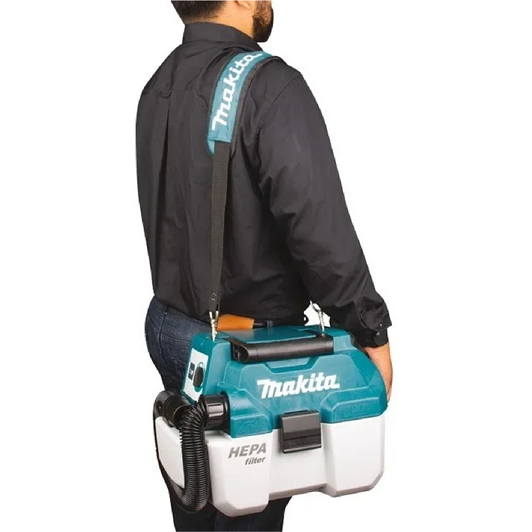 Aspiradora Agua Polvo + Soplador Inal. 18v Makita Dvc750lz 7