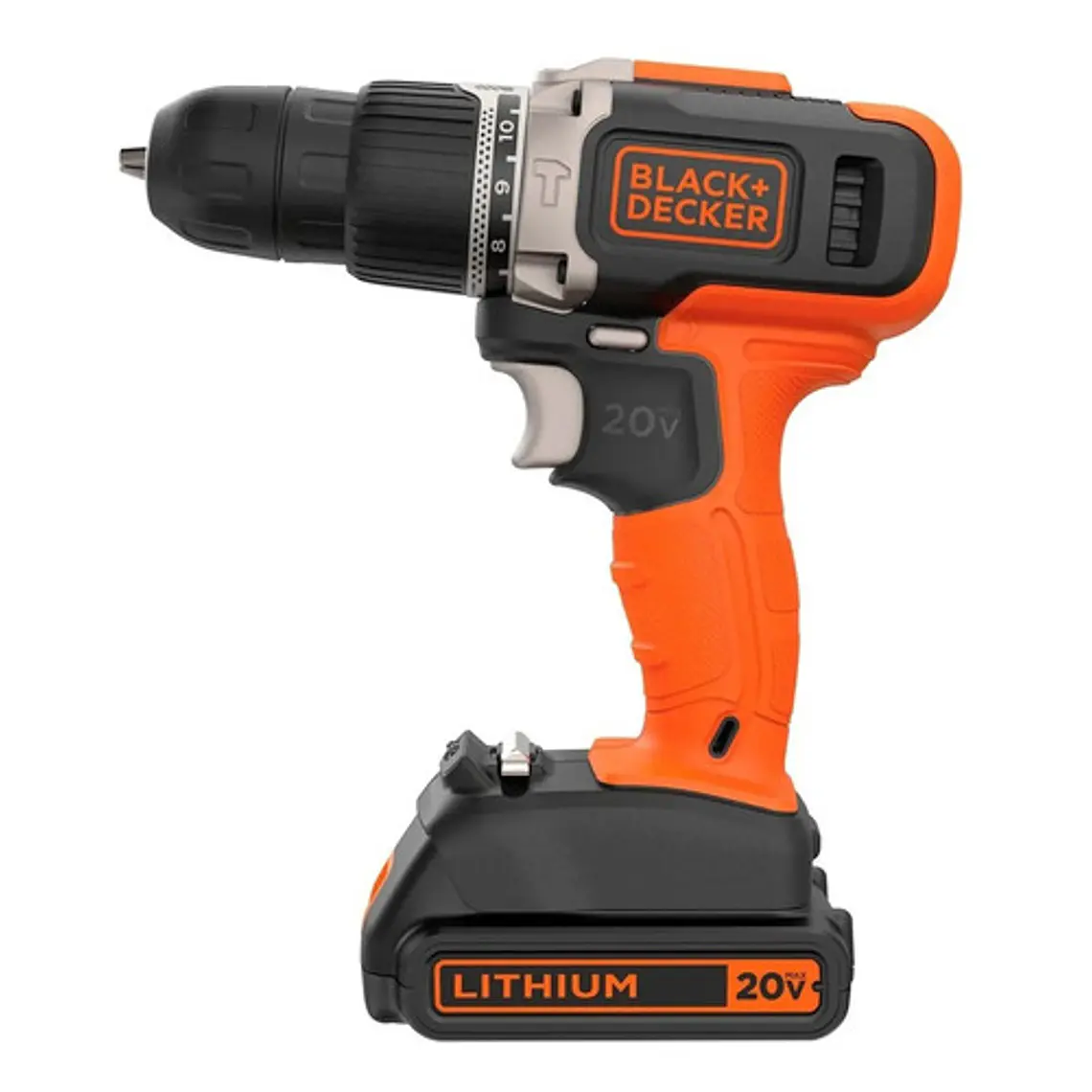 Taladro Atornillador 20v Black+decker Bcd704c1-b2 1