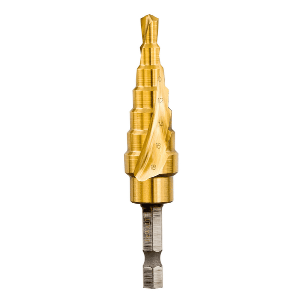 Broca Escalonada 8-10-12-14-16-18mm Dewalt Dt5027-qz 1