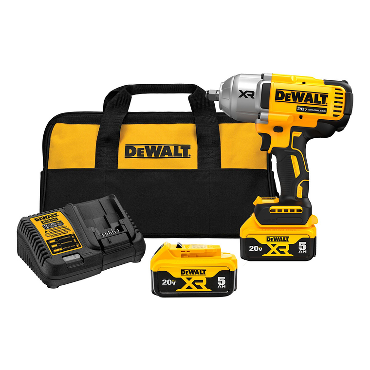 Kit Llave De Impacto 1/2 20v Brushless Dewalt Dcf900p2-b2 2