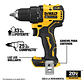 Taladro Atornillador Atomic 20v + 2 Bat Dewalt Dcd708d2-b2 - Miniatura 3