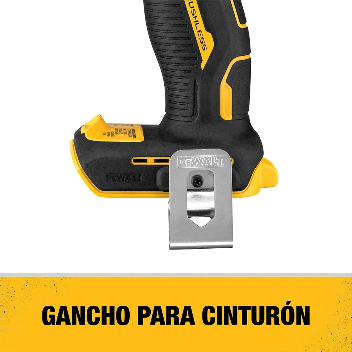 Taladro Atornillador Atomic 20v + 2 Bat Dewalt Dcd708d2-b2 4