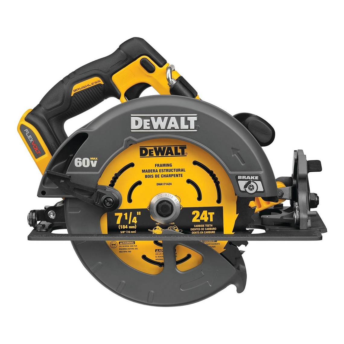 Kit Sierra Circular 7 1/4 + 2b +1c + Accs Dewalt Dcs578t2-b2 3