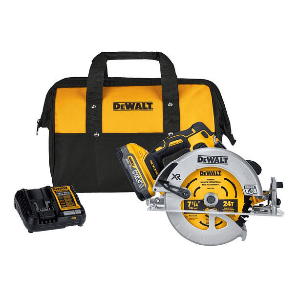 Sierra Circular 7-1/4 20v XR 1 Bat 5ah Dewalt DCS570H1 1