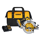 Sierra Circular 7-1/4 20v XR 1 Bat 5ah Dewalt DCS570H1 2