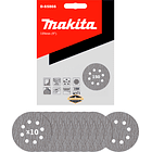 Discos Lija Velcro (10u) 125mm 5'' Grano 150 Makita D-65866 1