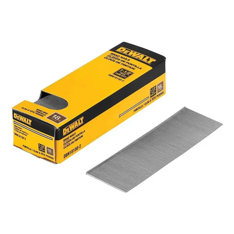 2 Cajas De 2500 Clavos Puntilla 18ga 1-1/2 Dewalt Dbn18150-2 3