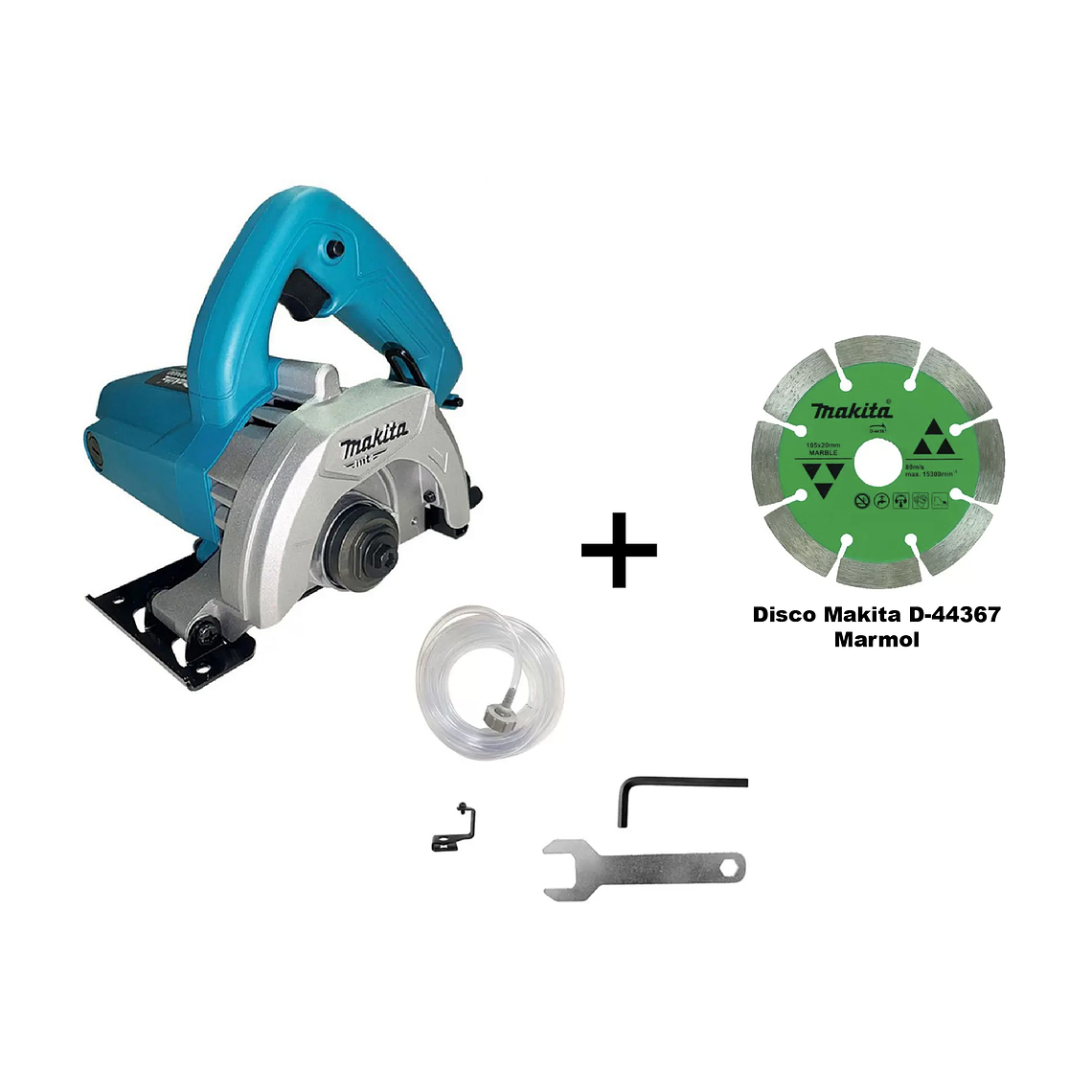 Sierra Mármol 110mm Makita M0400bc + Disco de corte Mármol 3