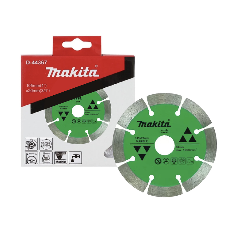 Sierra Mármol 110mm Makita M0400bc + Disco de corte Mármol 7