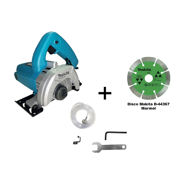 Sierra Mármol 110mm Makita M0400bc + Disco de corte Mármol 1