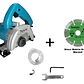 Sierra Mármol 110mm Makita M0400bc + Disco de corte Mármol - Miniatura 1