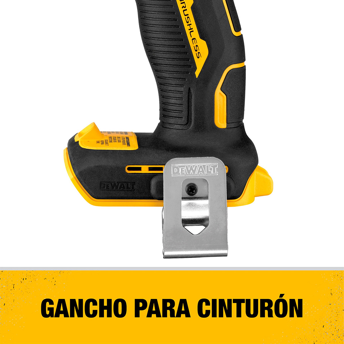 Taladro Percutor Atomic 1/2' 20v + 2 Bat Dewalt Dcd709d2-b2 5