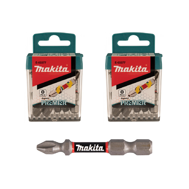 Set Juego De 10 Puntas Impact Premier Ph2 X 50mm Makita E... 1