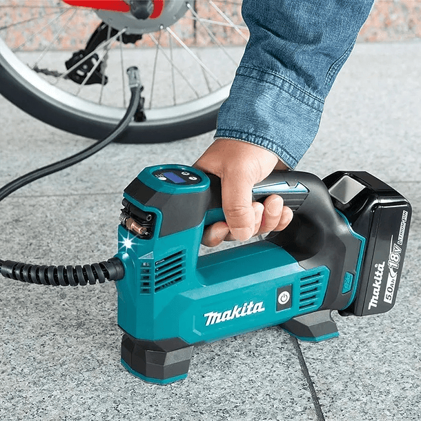 Inflador Aire Inalámbrico 18v Makita Dmp180z Sin Baterias 5