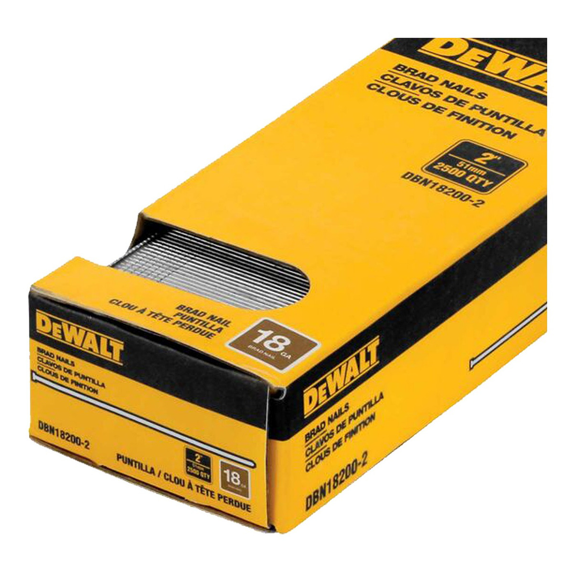 2 Cajas De 2500 Clavos De Puntilla 2 18ga Dewalt Dbn18200-2 4