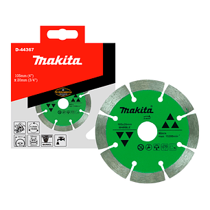 Disco Diamantado Corte Mármol 105x20mm Húmedo Makita D-44367