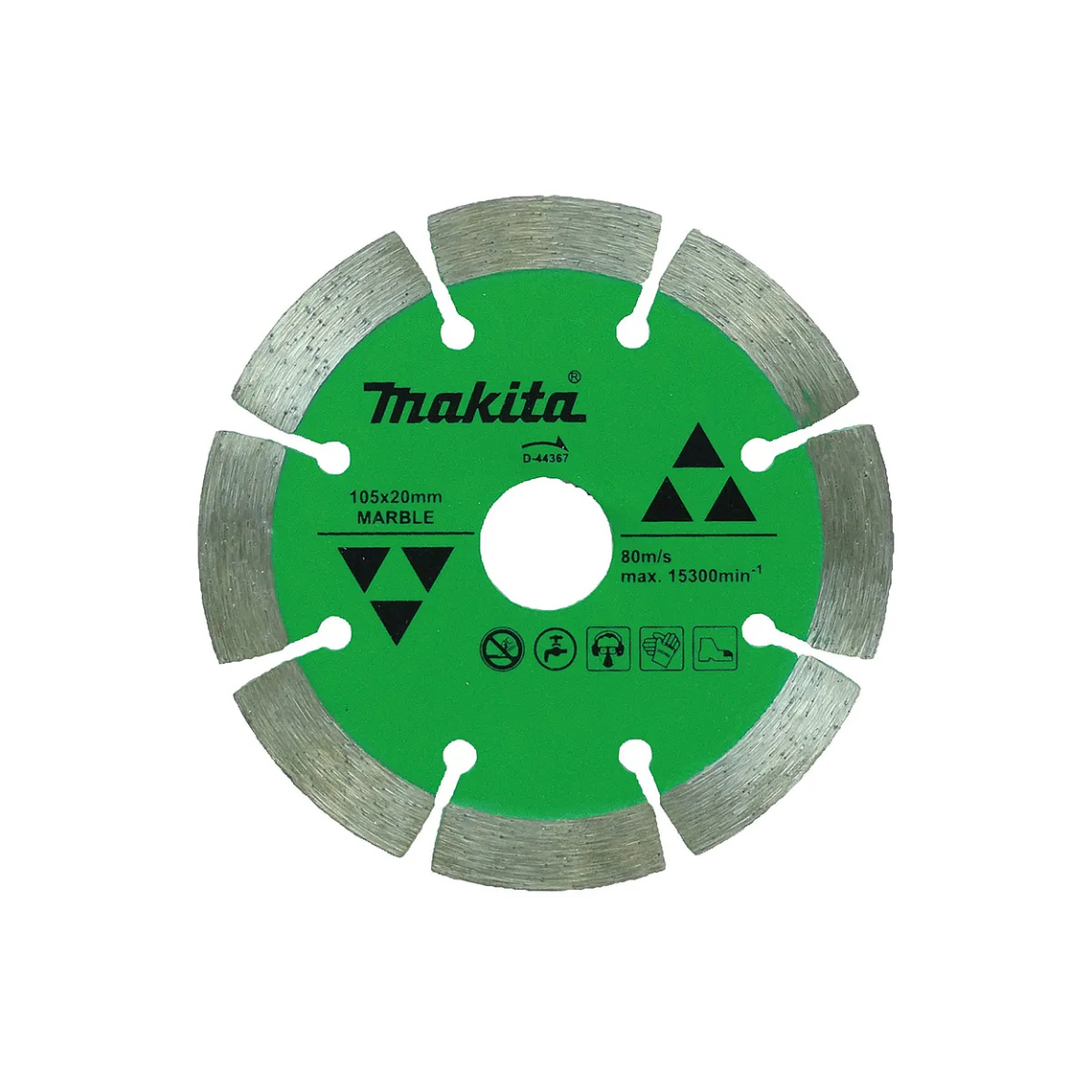 Disco Diamantado Corte Mármol 105x20mm Húmedo Makita D-44367 3