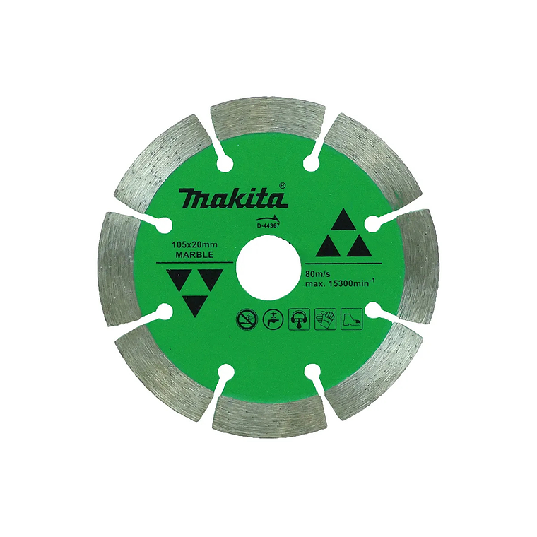 Disco Diamantado Corte Mármol 105x20mm Húmedo Makita D-44367 3