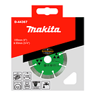 Disco Diamantado Corte Mármol 105x20mm Húmedo Makita D-44367 4