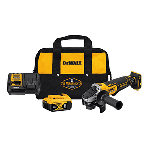 Esmeril Angular 4-1/2 20v + 1 Bat 5ah Dewalt Dcg413p1