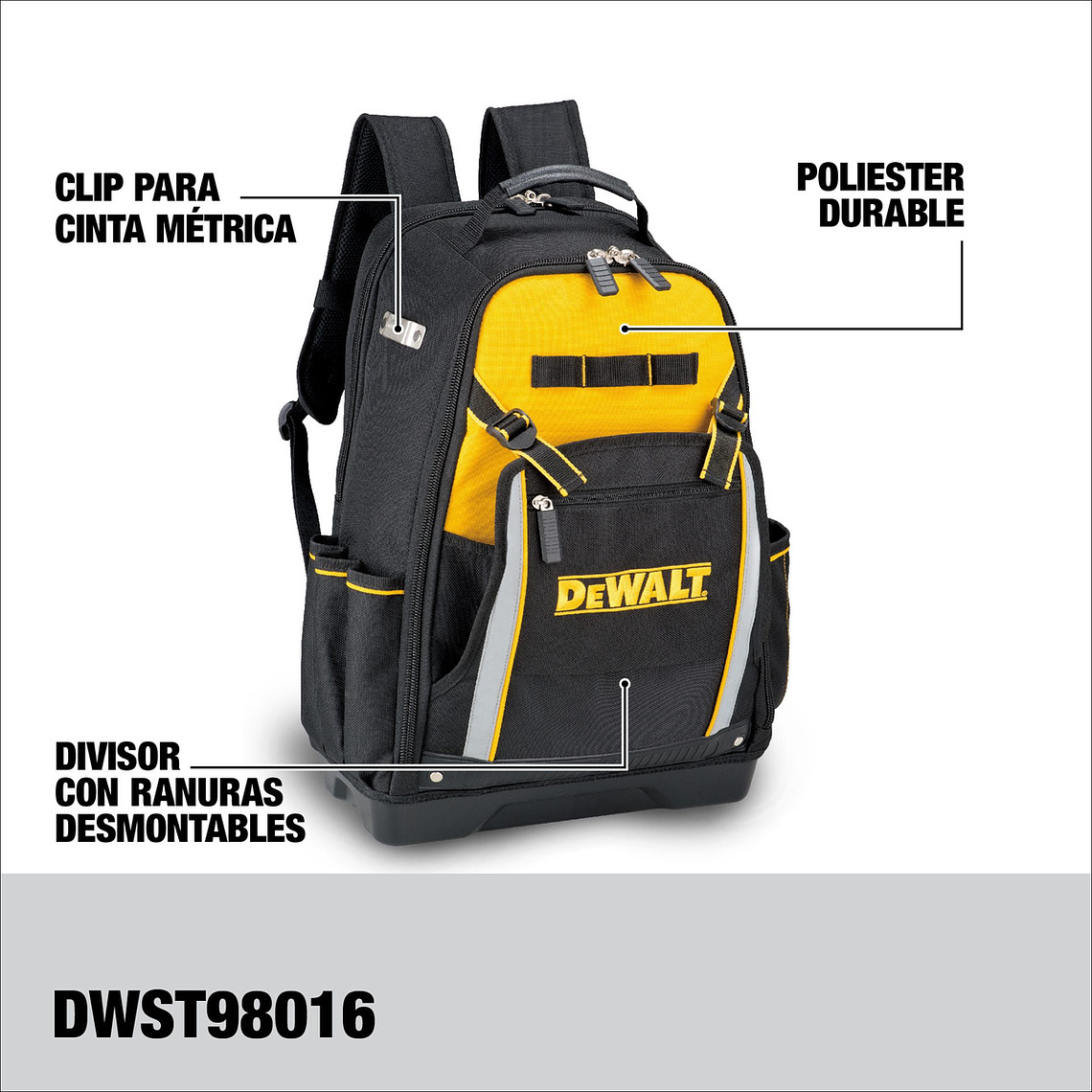 Mochila Industrial 43 Litros Multiuso Dewalt Dwst98016-la 3
