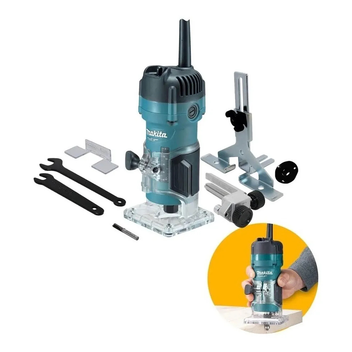 Fresadora Recortadora enchape 1/4