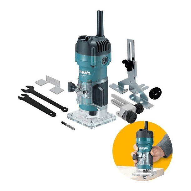 Fresadora Recortadora enchape 1/4