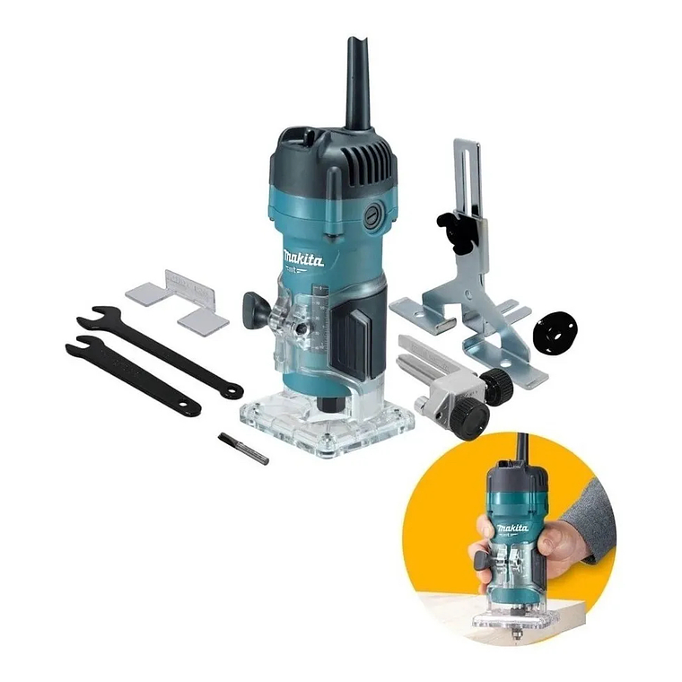 Fresadora Recortadora enchape 1/4