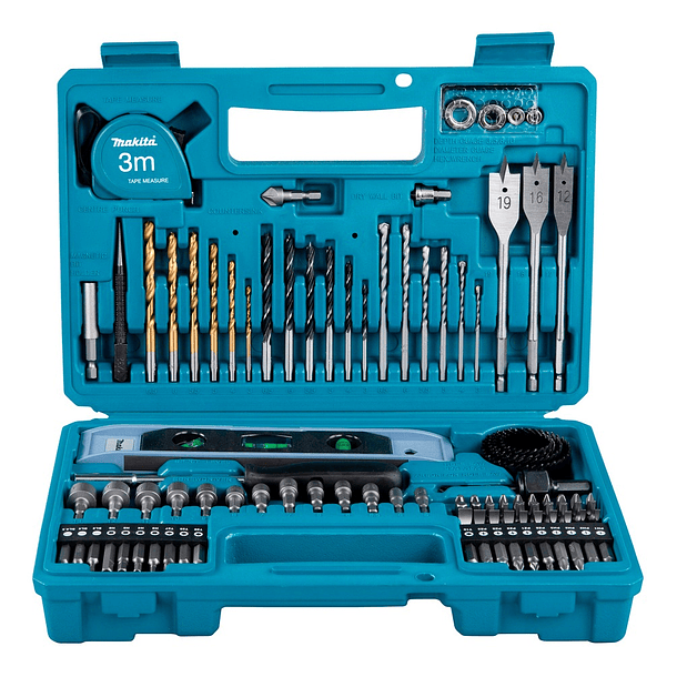 Set Juego De Puntas Y Accesorios Makita 102 Piezas E-10730 2