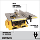 Sierra de Banco 10 Dewalt DWE7470 1800 W - Miniatura 3