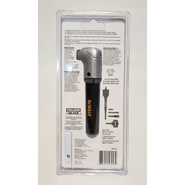 Adaptador Para Atornillar 90° Impact Ready® Negro DWARA120 5