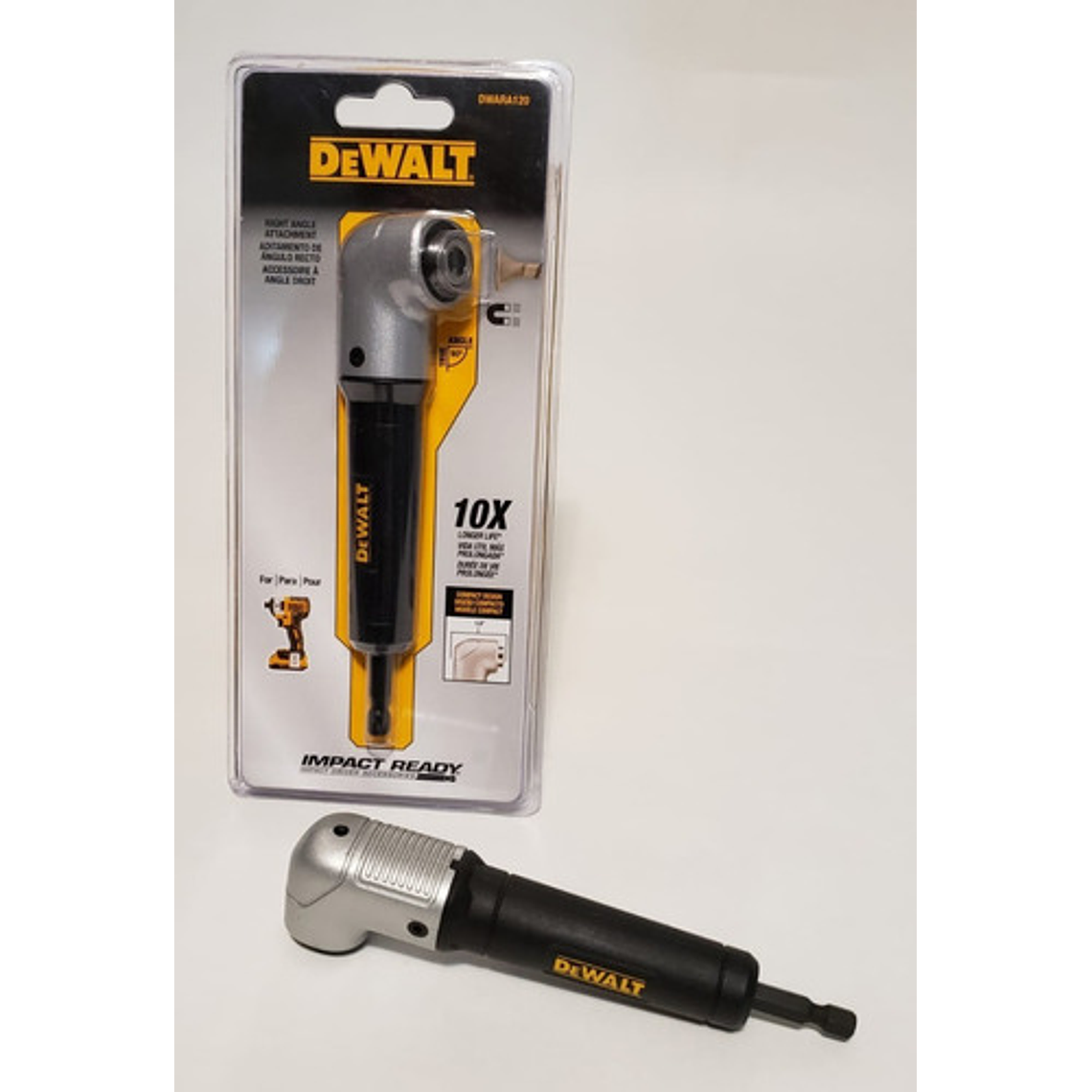 Adaptador Para Atornillar 90° Impact Ready® Negro DWARA120 6