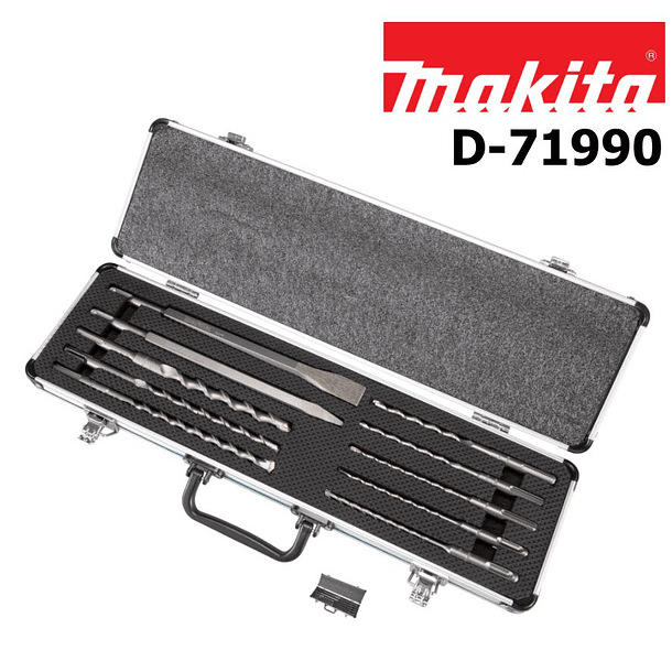 Set De Brocas, Cincel Y Puntos Sds-plus Makita En Maleta 2