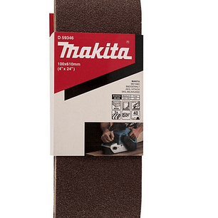 Lijas Banda 3unids 4x24'' 610x100mm Grano 40 Makita D-59346