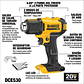 Pistola De Calor 20v Sin Batería Dewalt Dce530b - Miniatura 3