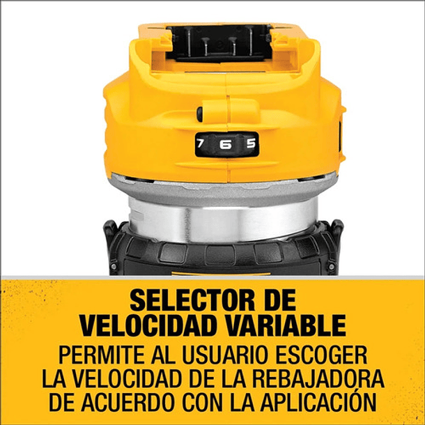 Router Compacto Inalámbrico 20v Max XR Brushless DCW600B 4